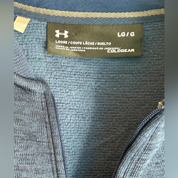 UNDER ARMOUR mens sizes large cold gear golf vest in like new condition - Picture 3 of 5
